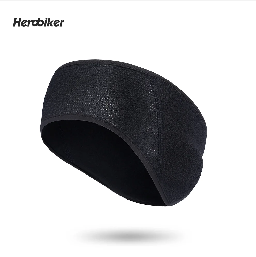 HEROBIKER, мотоциклетная маска для лица, мото, морозостойкая, Осень-зима, теплые флисовые наушники, глушитель, повязка на голову, велосипедная защита для ушей