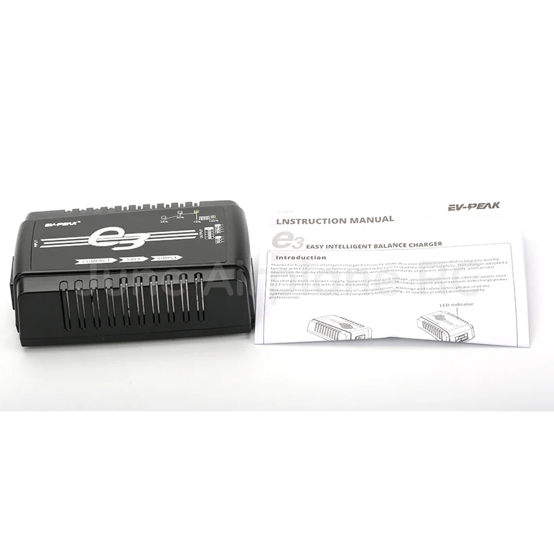 Новое EV-PEAK зарядное устройство E3 AC balance Lipo для RC модели 110-240 V вход 35W 3A 2-4S | Игрушки и