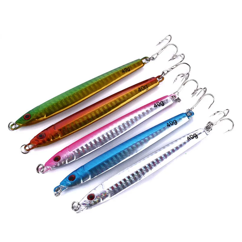 New high quality 40g lead fish sea fishing iron plate deep metal bait gear ice | Спорт и развлечения