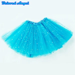 Юбка-пачка детская, кружевная, с цветочным принтом, От 2 до 8 лет