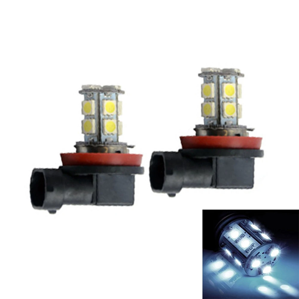 YSY 2X H1 H7 9005 9006 13smd 5050 светодиодный противотуманных фар автомобиля DRL дневного