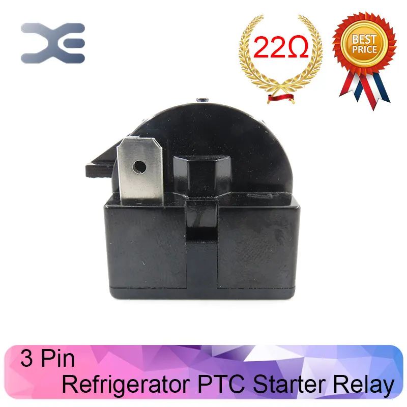 Реле стартера для холодильника 3 контакта|refrigeration parts|display refrigeratorrefrigerator ptc relay |