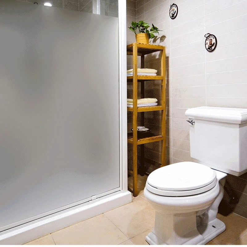 Матовая оконная пленка FANCY-FIX стеклянная наклейка для уединения в ванной