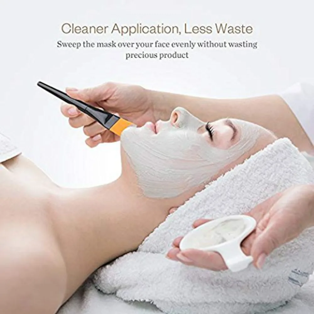 AMSIC 2 шт. маска для лица кисть косметический макияж глаз Красота Мягкая грязь DIY