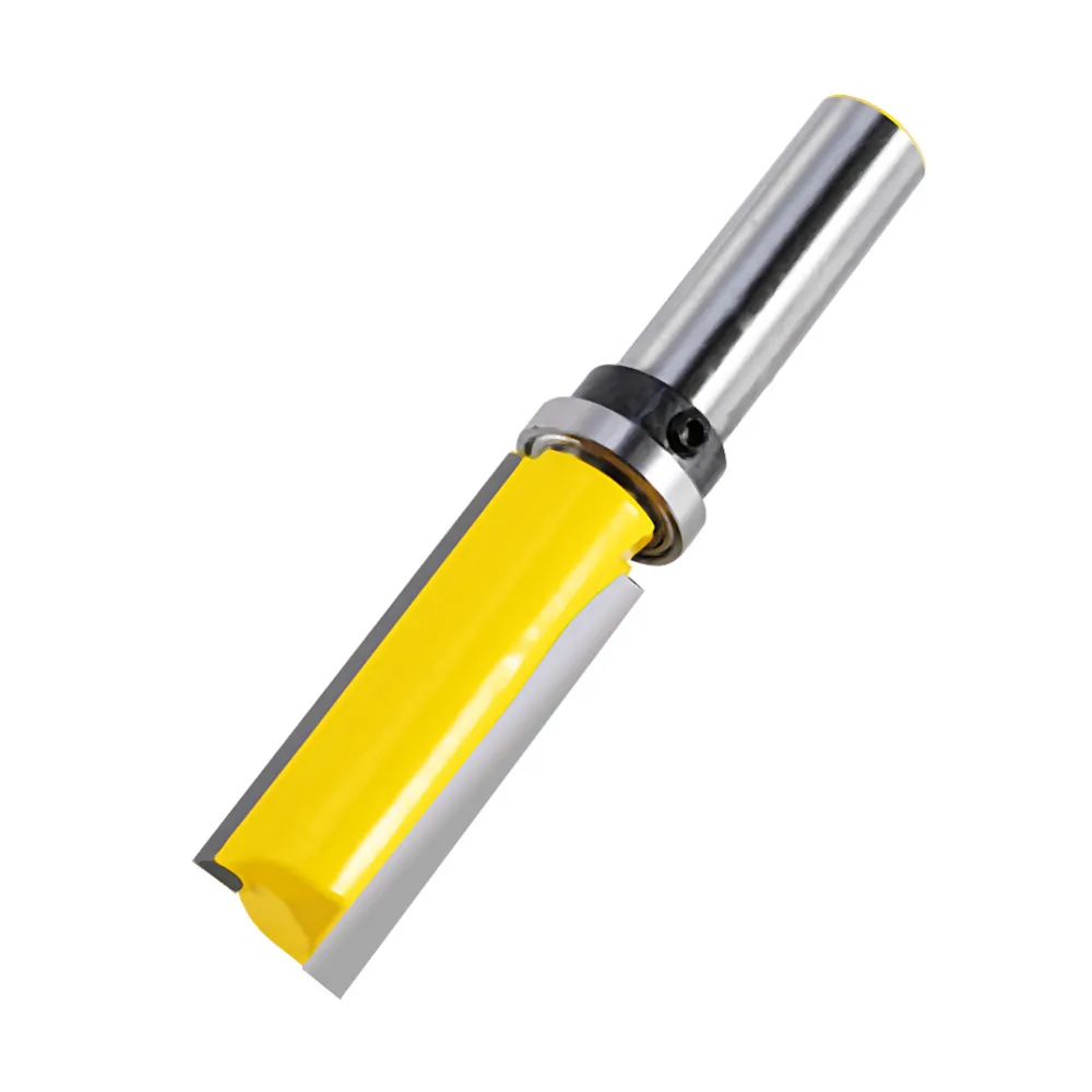 Фото Straight Flute Flush Trim Pattern Router Bit Cutter Top Bearing Woodworking Trimmer milling cutter solid carbide end mill Инструменты Straight Flute Flush Trim Pattern Router Bit Cutter Top Bearing Woodworking Trimmer milling cutter solid carbide end mill Инструменты