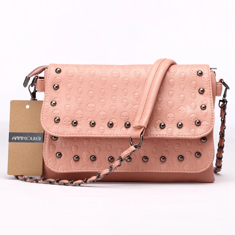 Женская сумка из ПУ кожи с заклепками 5 цветов|bolsa feminina|tote pursefashion handbag |