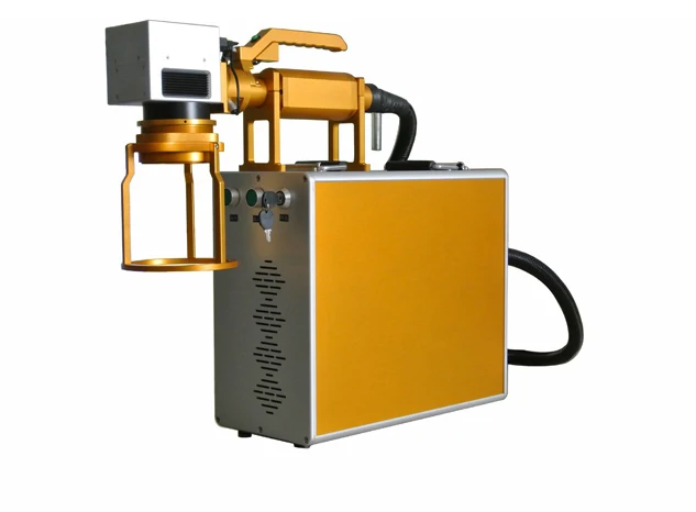 

machine marking laser logo barcode QR code metal fiber laser marking color