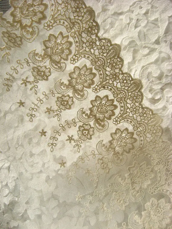Вышитые розы цветочные кружева Свадебные Кружева винтажные кружева|ivory lace trim|lace