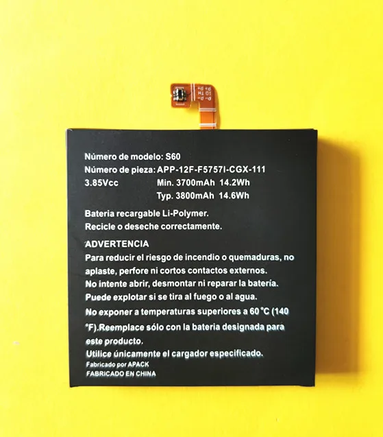 B-TAIHENG Новый 3800mAh/14.6Wh 3 8 V S60 Сменный аккумулятор для Caterpillar CAT мобильный телефон