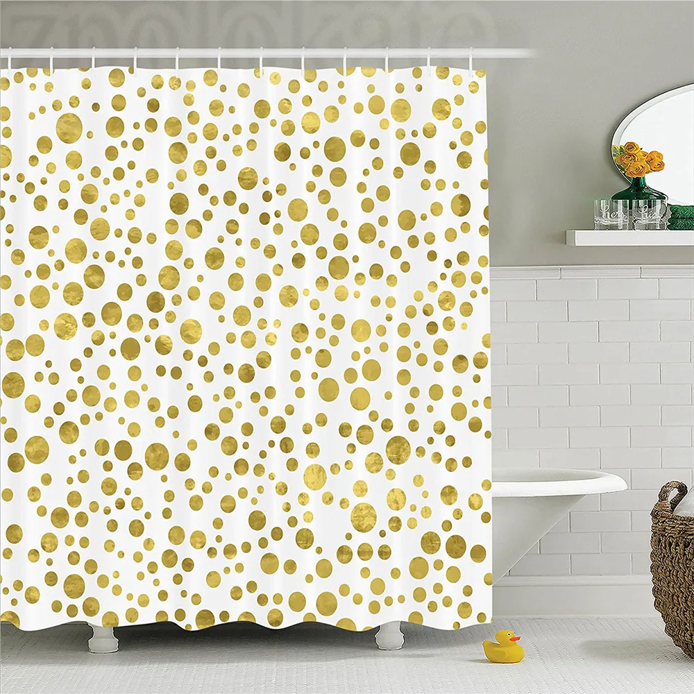 В Горошек домашняя иллюстрация золотого горошек Винтажный стиль арт-деко узор