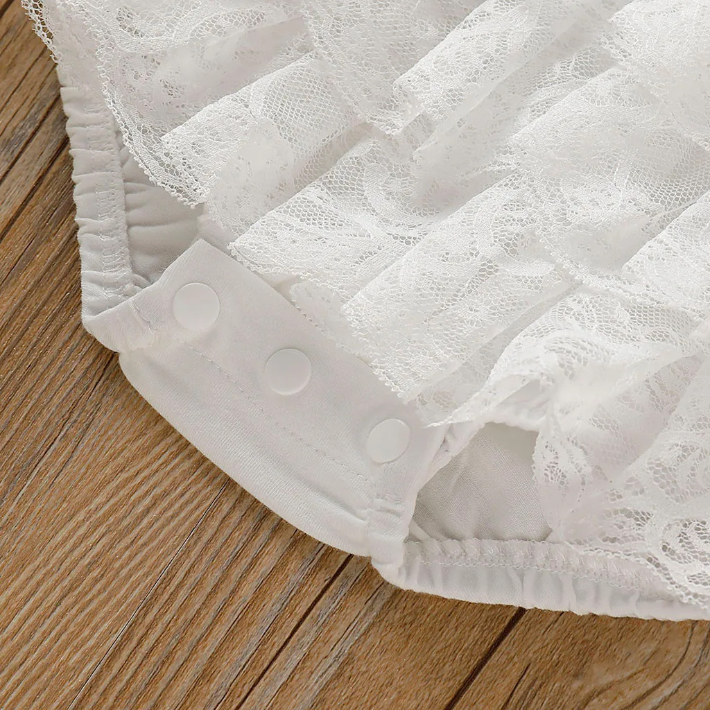 SAGACE/кружевной комбинезон пачка с цветочным рисунком Боди Одежда для маленьких