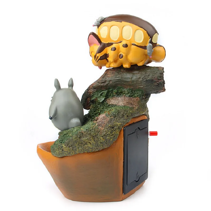 Studio Ghibli Мой сосед Тоторо кошка автобус ПВХ фигурка увлажнитель Коллекция Модель игрушки подарок для украшения дома реквизит