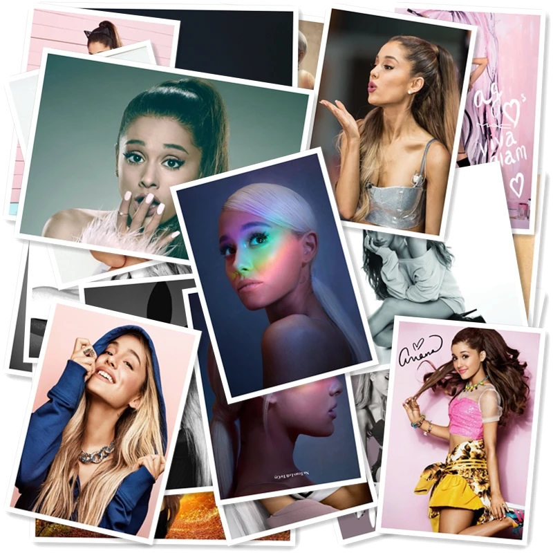 Snger Ariana grande 20/шт. ПВХ серии наклейки путешествия чемодан стены пенал коробка велосипед Телефон подвижная пластина Граффити стиль