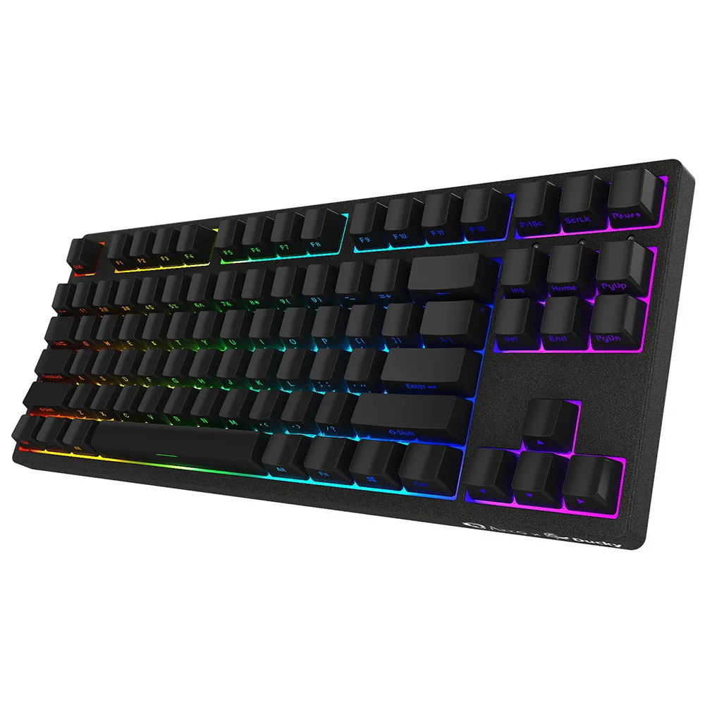 AKKO Ducky 3087SL игровая механическая клавиатура боковой надписи переключатель Cherry RGB