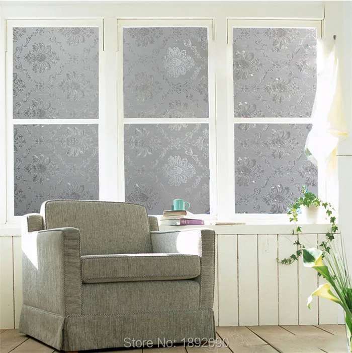 45*200 см/лот декоративные пленки конфиденциальная статическая оконная пленка