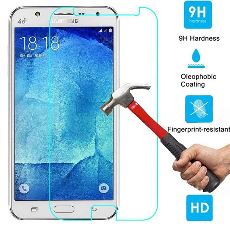 9H 2.5D защита экрана 0 3 мм закаленное стекло для Samsung Galaxy J1 J2 J3 J5 J7 2015 2016 2017 J310 J510 J710 J300