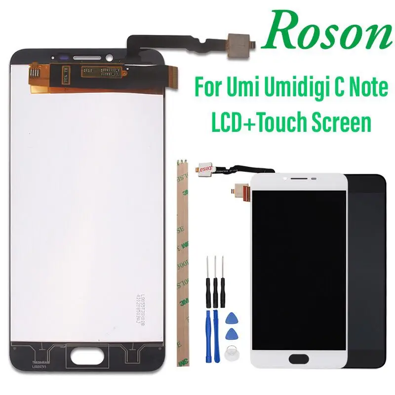 Roson5.5 ''для Umi Umidigi C Note ЖК дисплей + сенсорный экран рамка дигитайзер сборка Android 7
