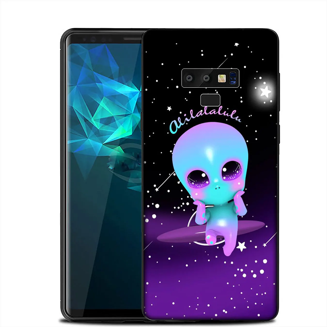 IYICAO милый Alien UFO Kawaii мягкий силиконовый чехол для Samsung Galaxy A6 A9 A8 A7 2018 A3 A5 2016 2017 Note 9 8 10