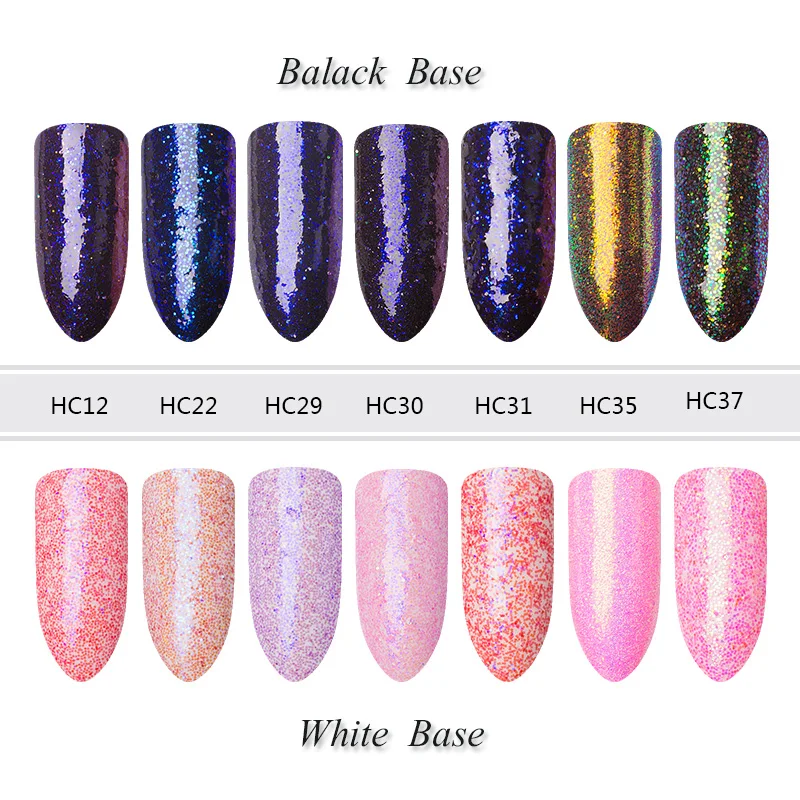 1 коробка ослепительный песочный блестящий эффект пыли для ногтей | Красота и