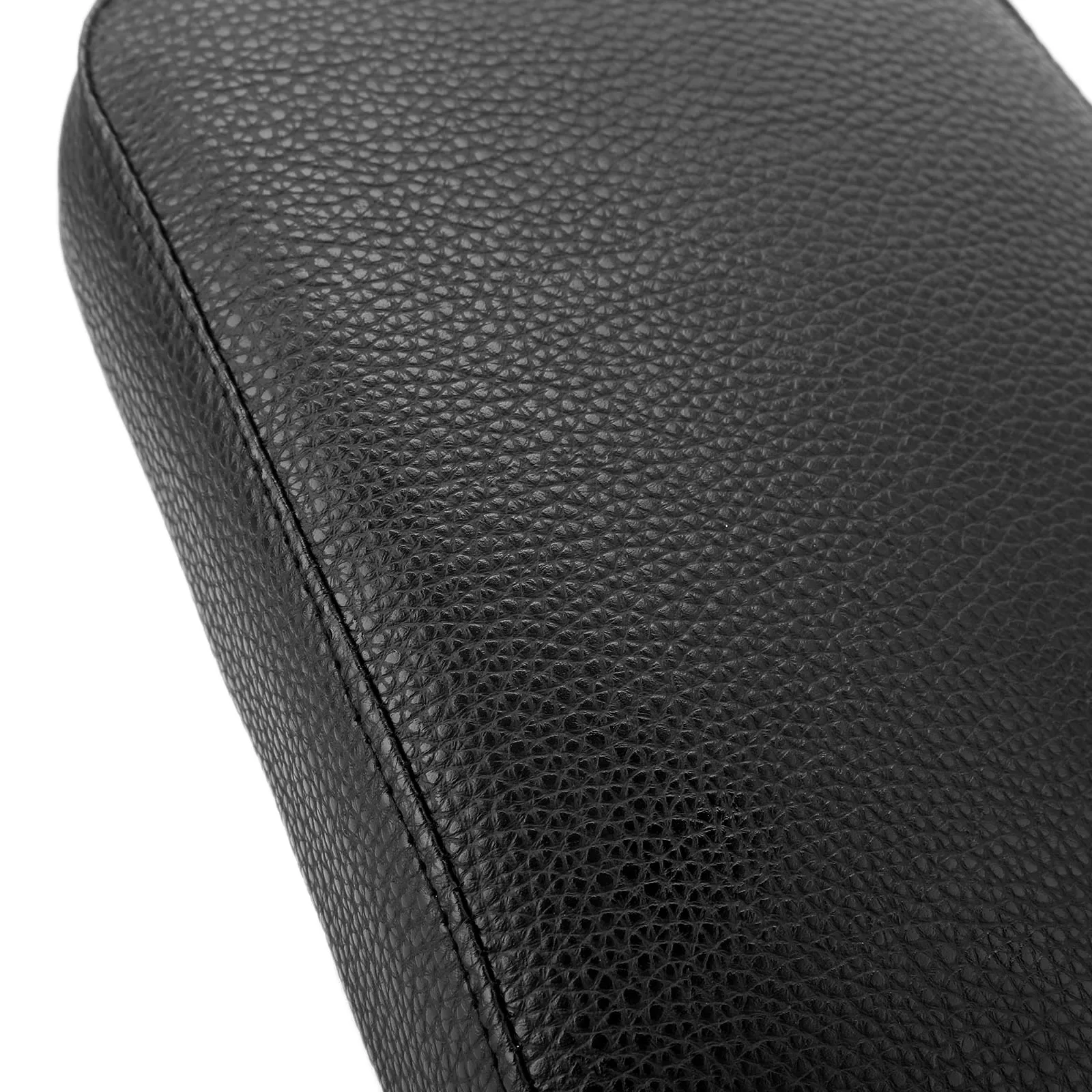 

Black Motorcycle Rear Passenger Cushion Seat Pad Pillion W/ 8 Suction Cups For Dyna Sportster Softail Touring Xl 883 1200