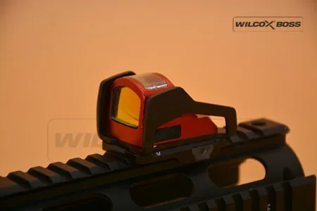 Red with MO1 Mount Солнечный Красный точечный прицел Trijicon RMR Docter голографический прицел с креплениями для 20 мм рельсы для страйкбола - Цвет: Red with MO1 Mount