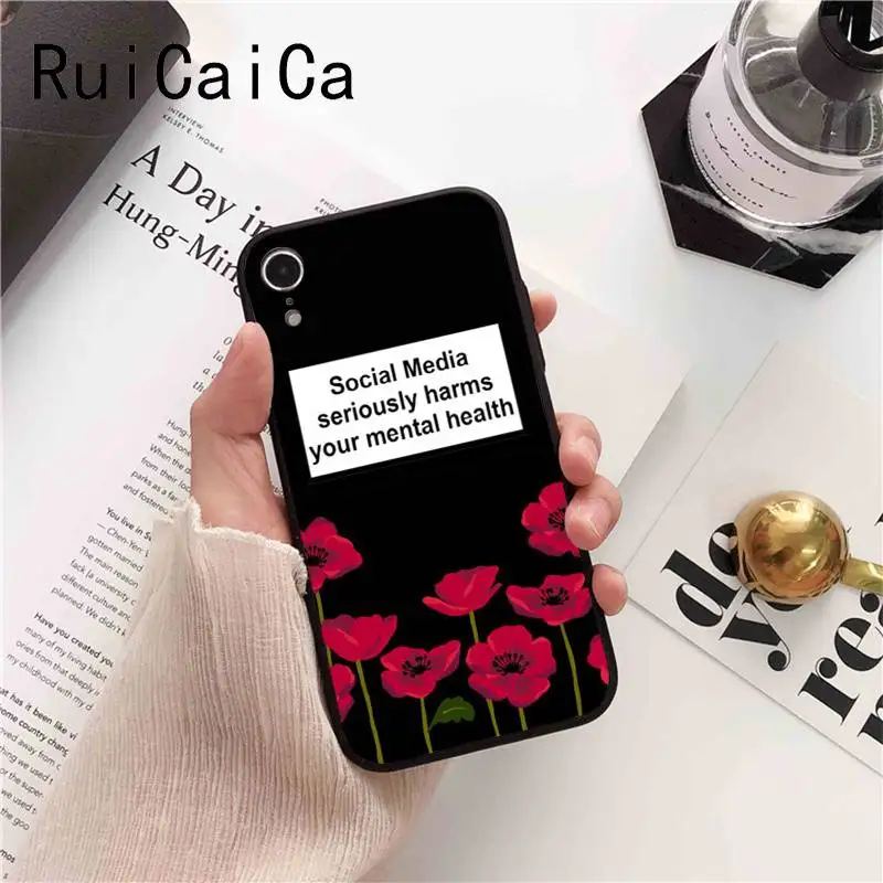 Чехол для телефона Ruicaica Social Media который сильно вредит вашему душевному здоровье