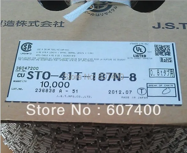 

STO-41T-187N-8 Connectors Terminals housings 100% new and original parts