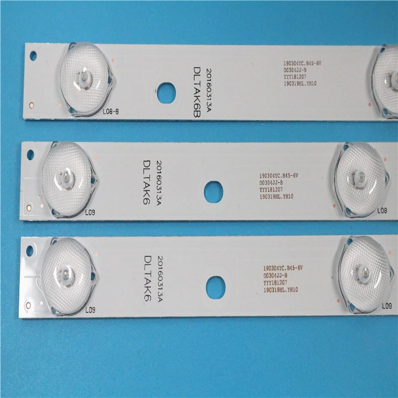 Светодиодный подсветка полосы лампы для акаи AKTV432 JS-D-JP4320-091EC JS-D-JP4320-081EC E43F2000 D43-F2000