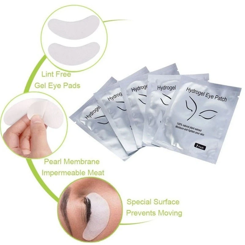 10 пар накладных ресниц накладки для гелевые под глаза бумажные наклейки на