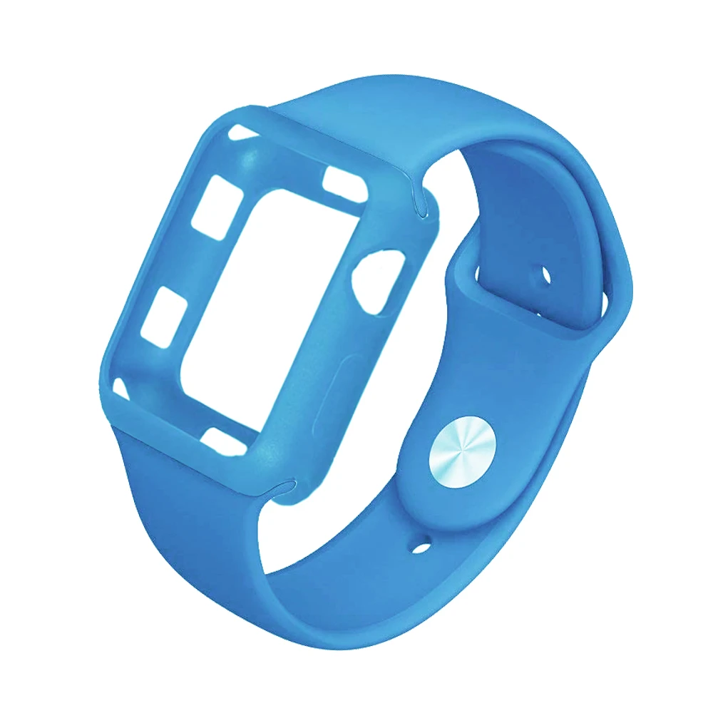 Хохлатый чехол + ремешок для apple watch band pulseira 4 3 42 мм/38 мм iwatch 44 мм/40 correa браслет