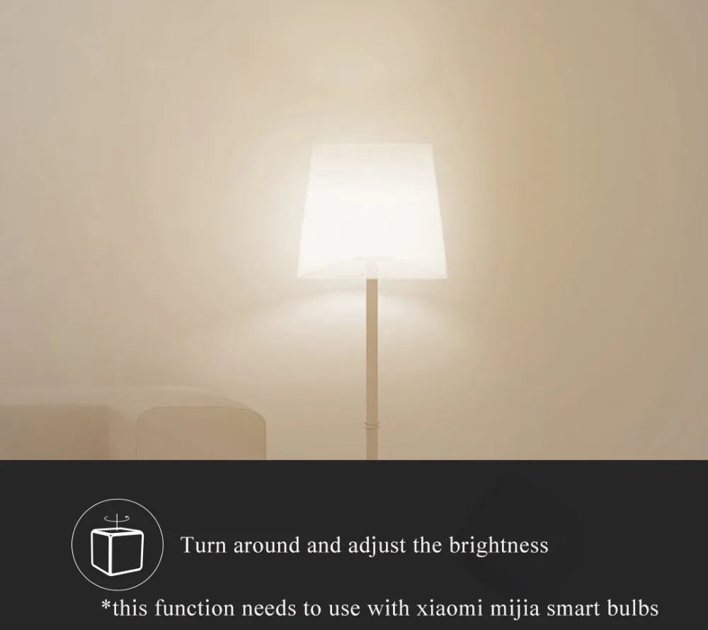Xiaomi Aqara Cube контроллер Zigbee версия управляется шестью действиями работает с Xiaomi Mijia шлюз для комплектов умного дома белый