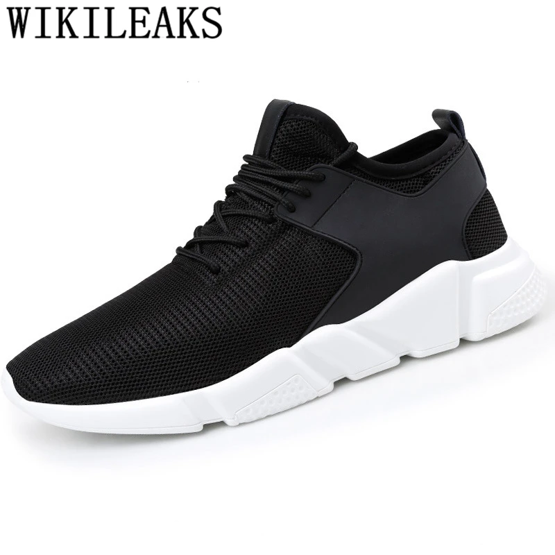 Breathable Shoes Fashion Sneakers Brand Men Mesh Summer Heren Comfort Unisex Casual Bona | Обувь