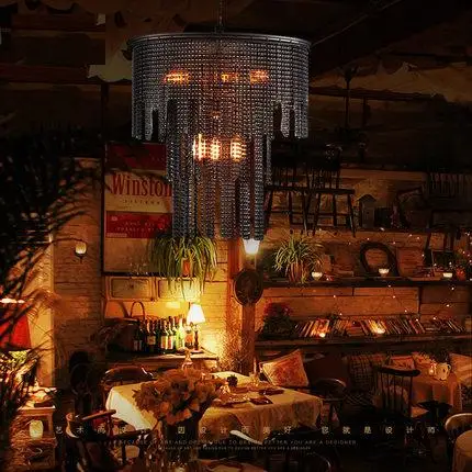 구매 에디슨 로프트 스타일 자전거 체인 드롭라이트, 인더스트리얼 빈티지 펜던트 램프, 식당용, 바 행잉 라이트, 가정용 조명