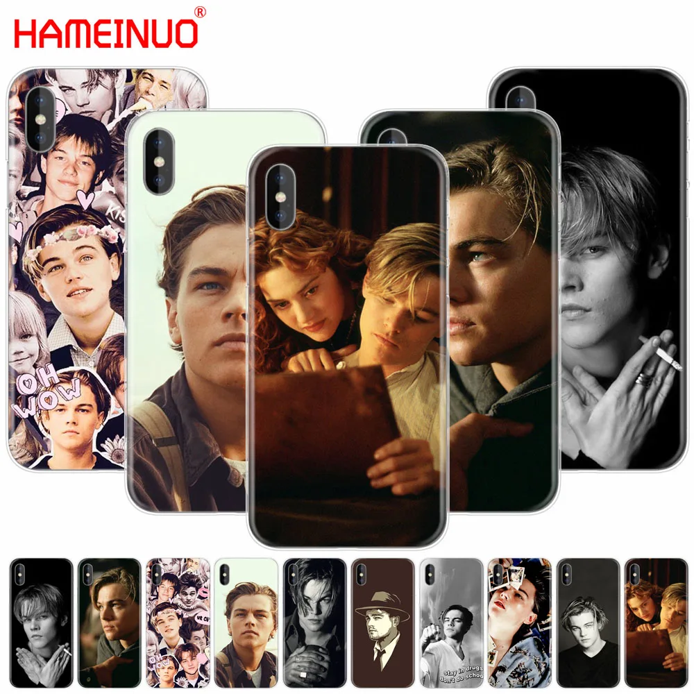 HAMEINUO Леонардо ДиКаприо Чехол для мобильного телефона iphone X 8 7 6 4 4s 5 5s SE 5c 6s