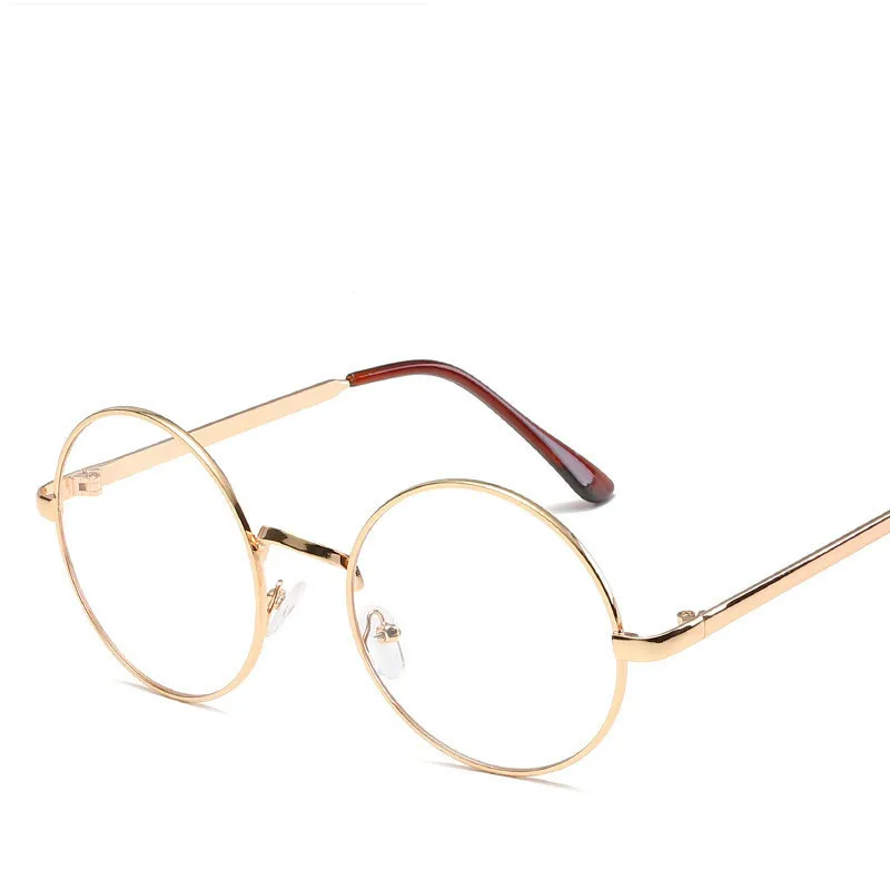 2018 женские и мужские очки в оправе из розового золота круглые винтажные унисекс
