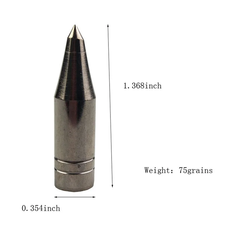 24/50Pcs Archery Point Arrowhead 8mm Target Field Tips Fit Wooden/Bamboo Arrow Shaft Hunting Shooting Practice Accessories | Спорт и