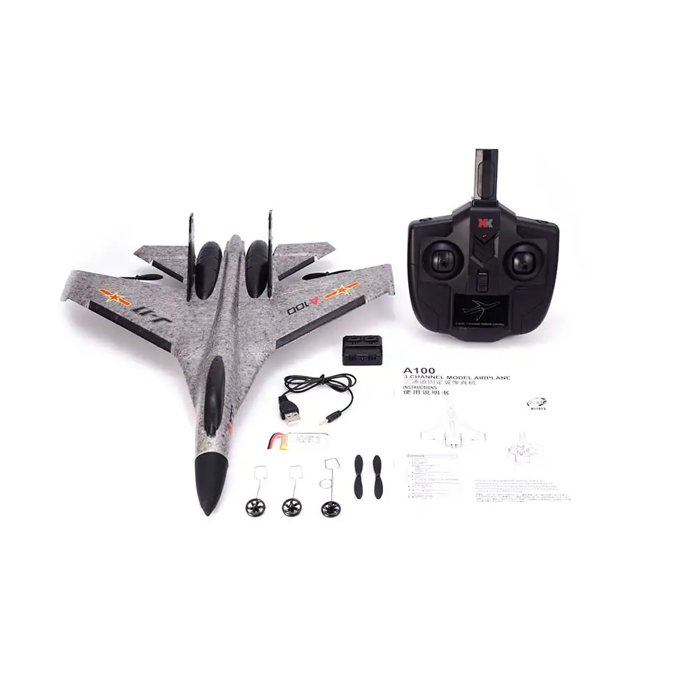 WLtoys XK A100 2 4G 340 мм 3CH RC самолет с фиксированным крылом уличные игрушки для
