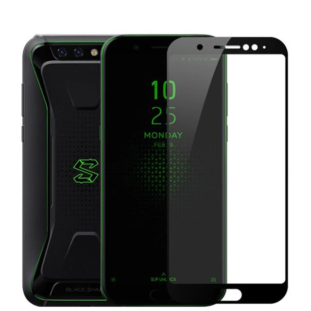 Полное покрытие закаленное стекло для Xiaomi Black Shark Защитная пленка экрана