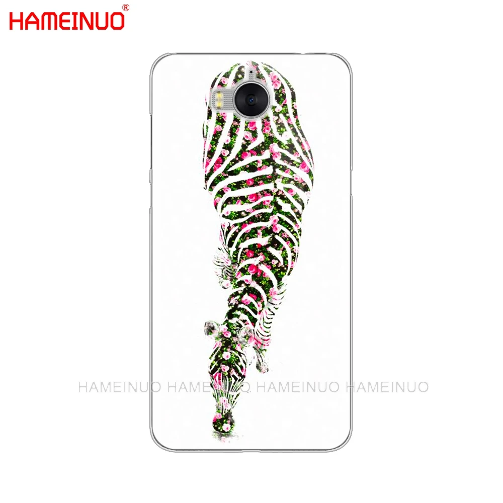 HAMEINUO Полосатый черный и белый чехол для мобильного телефона huawei honor 3C 4X 4C 5C 5X 6 7 Y3 Y6