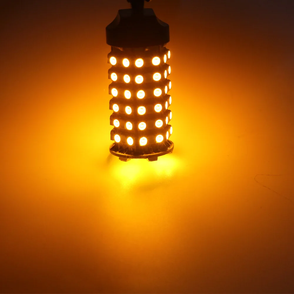 4X 10X 1157 BAY15D 1210 120 SMD светодиодные лампы двойной цвет белый и янтарный автомобильный