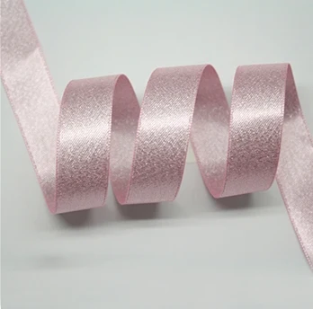 B-06 Pearl Pink Серебристая фиолетовая атласная лента Двусторонняя тканевая планка для рукоделия Подарочная коробка декоративная обертка 3 мм 6 мм 9 мм 16 мм 22 мм 38 мм - Цвет: B-06 Pearl Pink