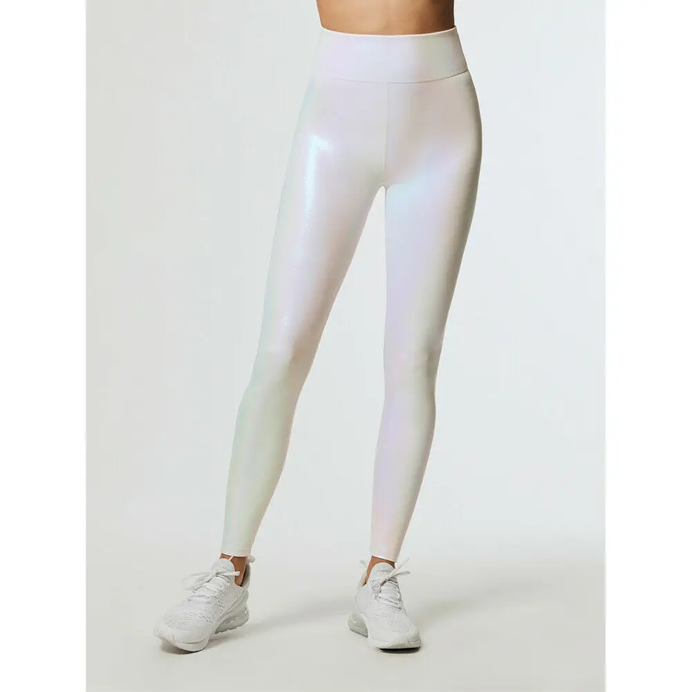 Женские спортивные брюки эластичные Светоотражающие штаны для бега тренировок