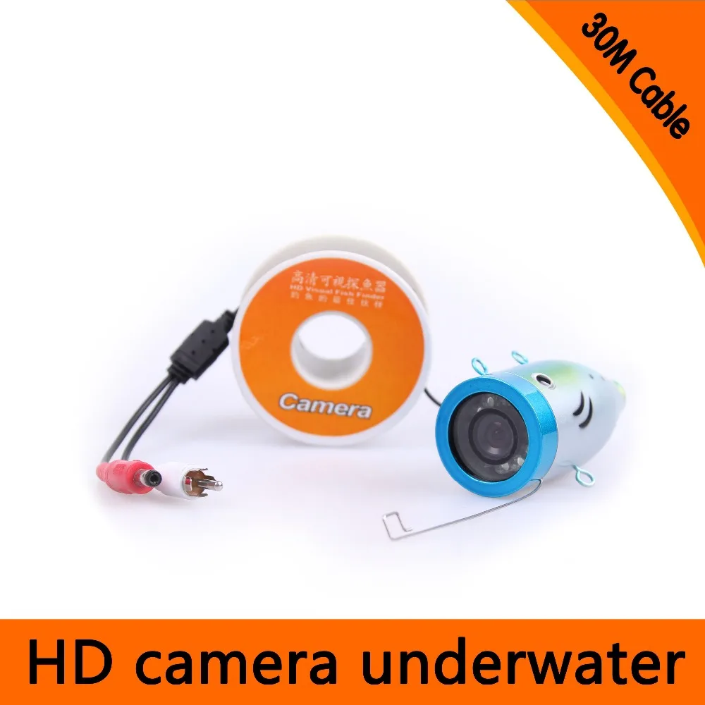 (1 комплект) 30 М Подводная камера с функцией DVR 7-дюймовый цветной монитор HD 700TVL
