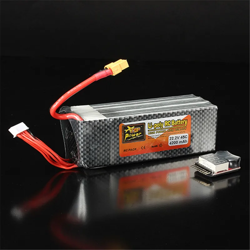 Аккумуляторная литий-полимерная батарея ZOP power 22 2 в 4200 мАч 6S 45C Lipo XT60 вилка с