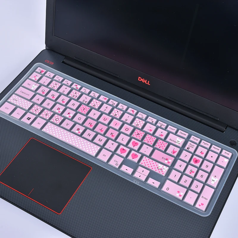 Для 15," Dell Inspiron 15 3000 5000 7000 серии G3 G5 G7 игровой серии Силиконовая клавиатура для ноутбука Защитная крышка