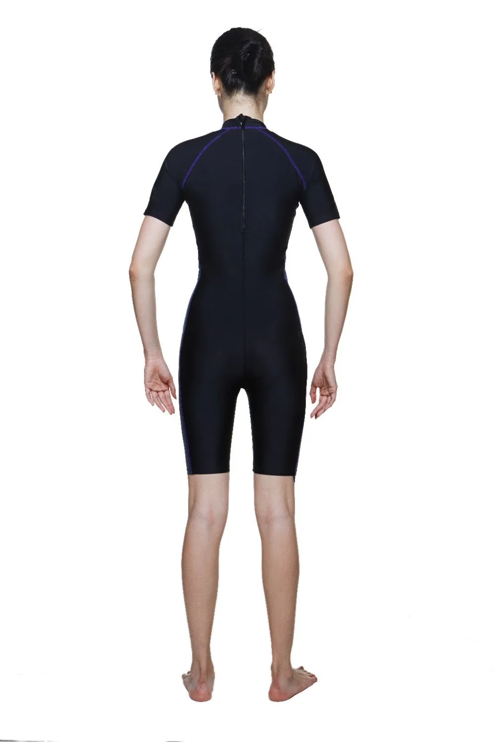 NSA цельный тренировочный костюм до колена водонепроницаемый устойчивый к хлору