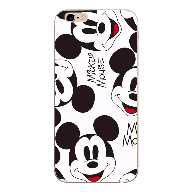 For Funda iphone 8 plus Mickey Silicona 360 Protector Luxury Soft TPU Phone Case apple 6s 6 5s 5 se 7 Cover Shell |