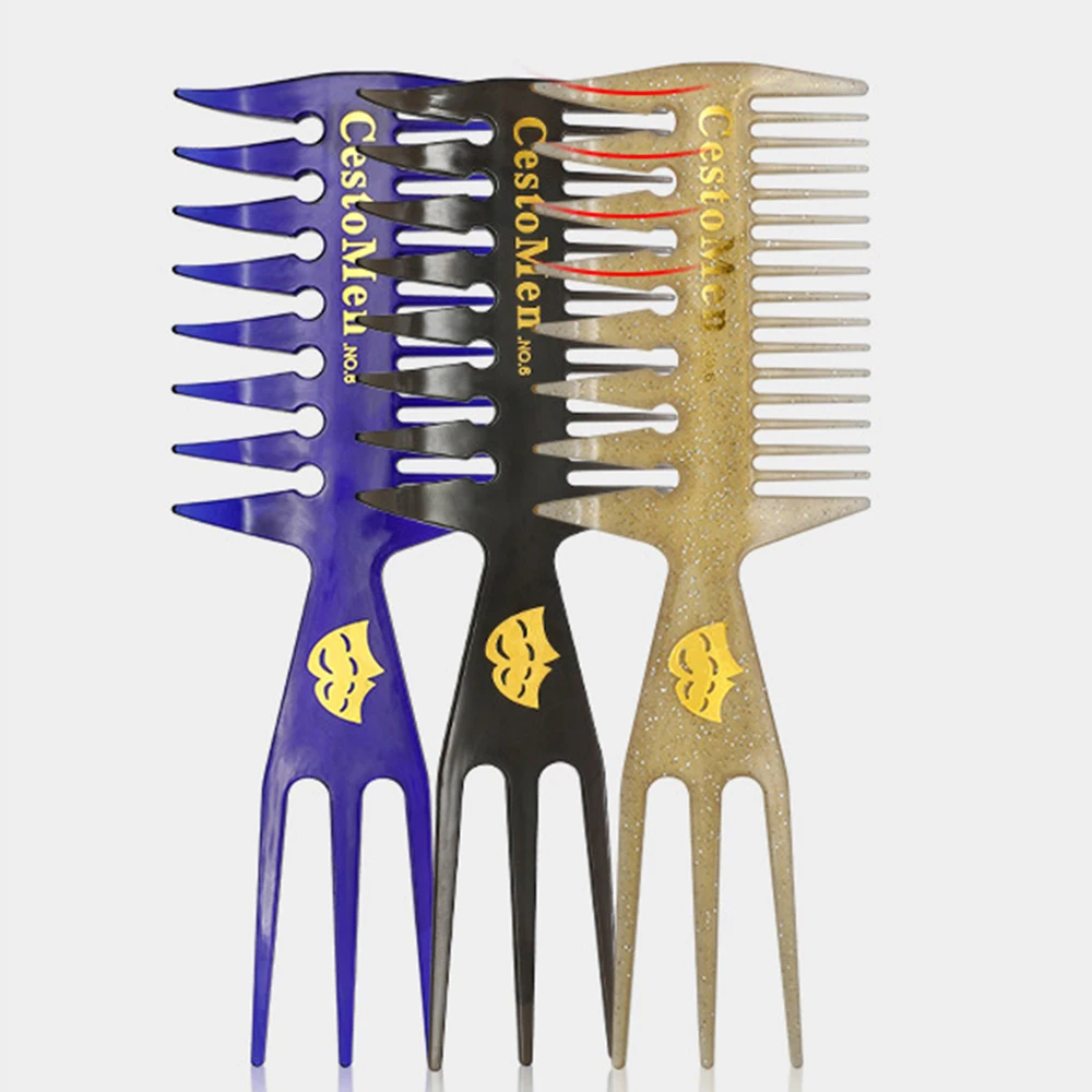 Профессиональная Двухсторонняя щетка с зубчиками расчески для волос