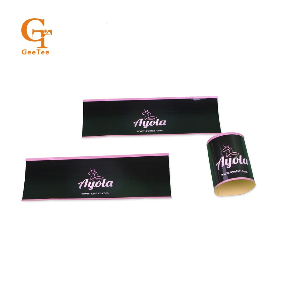 Custom brand 100% Virgin Human hair wrap stickers personality women extensions bundle self adhesive name labels | Дом и сад