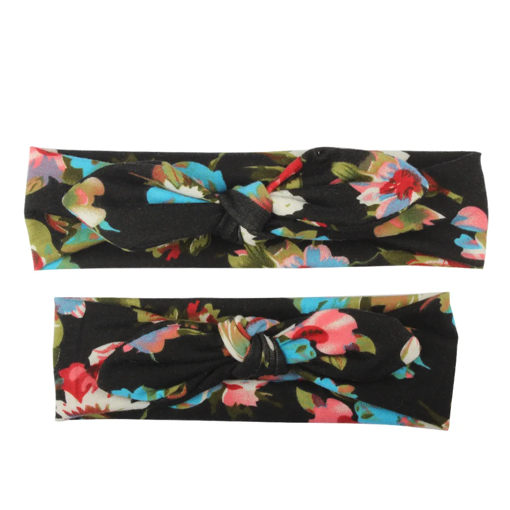 2PCS/Set Mom Mother &amp Daughter Kids Baby Girl Bow Headband Hair Band Accessories Parent-Child Family Headwear Head Headdres | Детская